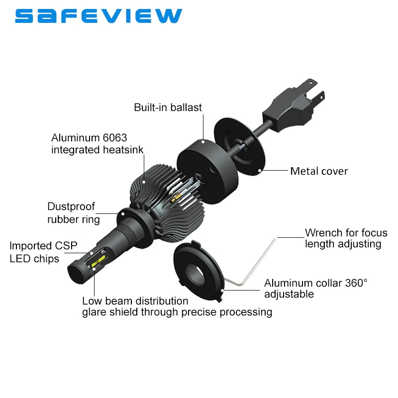 2 Pieces New Mini Car LED Headlights LED H4 High Low Beam 6000k Automobiles Lighting Bulb 12v 30W Auto Parts Refit Headlight
2 Pieces New Mini Car LED Headlights LED H4 High Low Beam 6000k Automobiles Lighting Bulb 12v 30W Auto Parts Refit Headlight