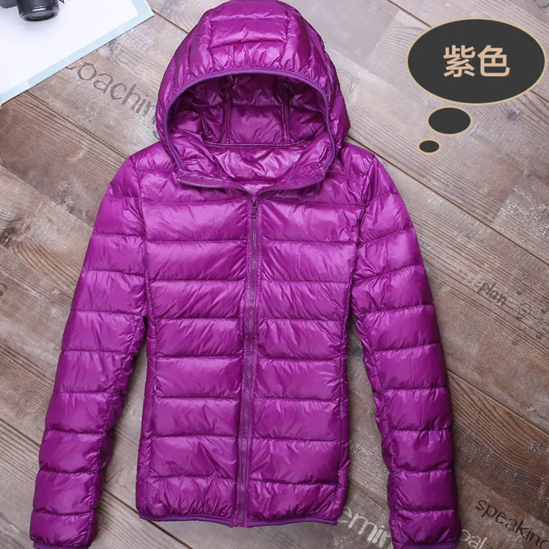 Women Ultra Light Down Jacket Hooded Winter 90% White Duck Jackets Down Women Parka zipper slim hooded Coats Plus Size 2018 New
Women Ultra Light Down Jacket Hooded Winter 90% White Duck Jackets Down Women Parka zipper slim hooded Coats Plus Size 2018 New