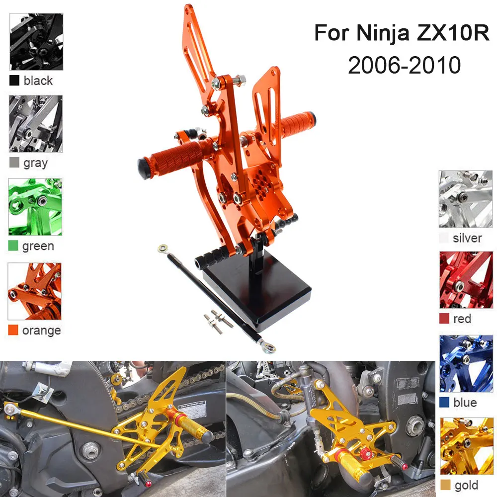 CNC Алюминиевые Регулируемые задние ножки для Kawasaki Ninja ZX-10R ZX10R 2006 2007 2008 2009 2010
CNC Алюминиевые Регулируемые задние ножки для Kawasaki Ninja ZX-10R ZX10R 2006 2007 2008 2009 2010