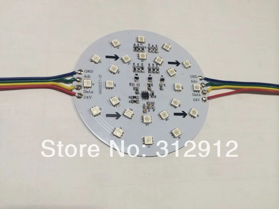 Светодиодная Пиксельная PCBA WS2821A DMX512, 20 шт., 24 В постоянного тока, диаметр 100 мм, 24 светодиода 5050 RGB, IP33, без водонепроницаемости, 5,76 Вт
Светодиодная Пиксельная PCBA WS2821A DMX512, 20 шт., 24 В постоянного тока, диаметр 100 мм, 24 светодиода 5050 RGB, IP33, без водонепроницаемости, 5,76 Вт
