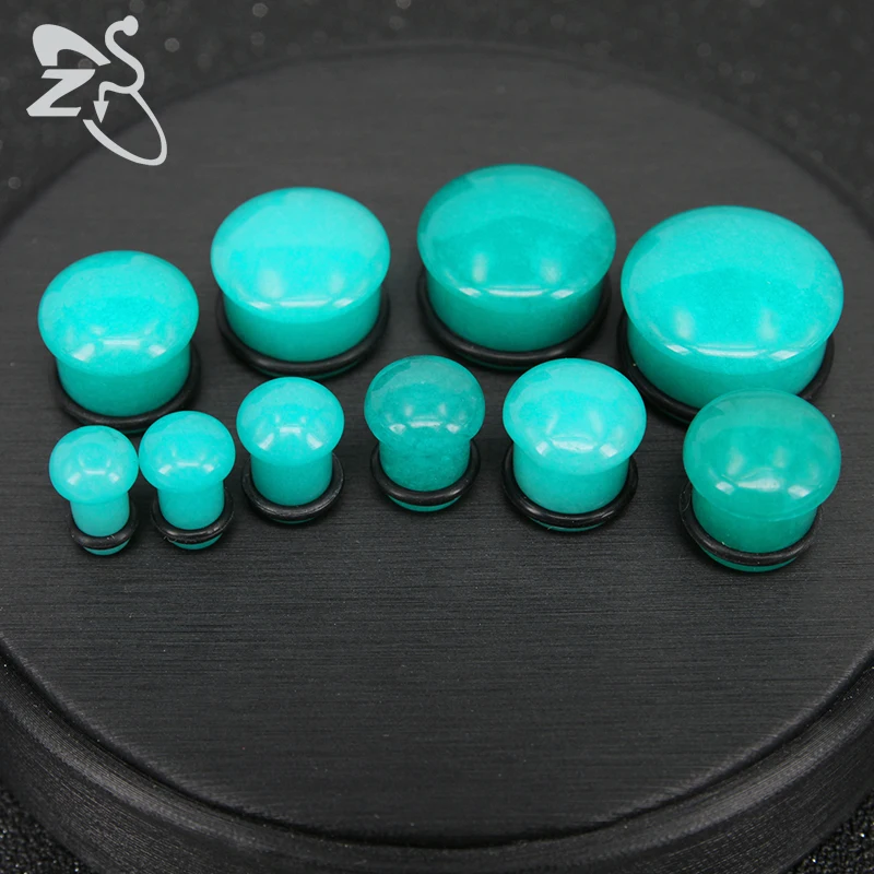 ZS 1 Pair 5-18 mm Blue Natural Stone Ear Plug Tunnels Fashion Flesh Body Piercing Jewelry Vintage Ear Expander Earring for Women
ZS 1 Pair 5-18 mm Blue Natural Stone Ear Plug Tunnels Fashion Flesh Body Piercing Jewelry Vintage Ear Expander Earring for Women