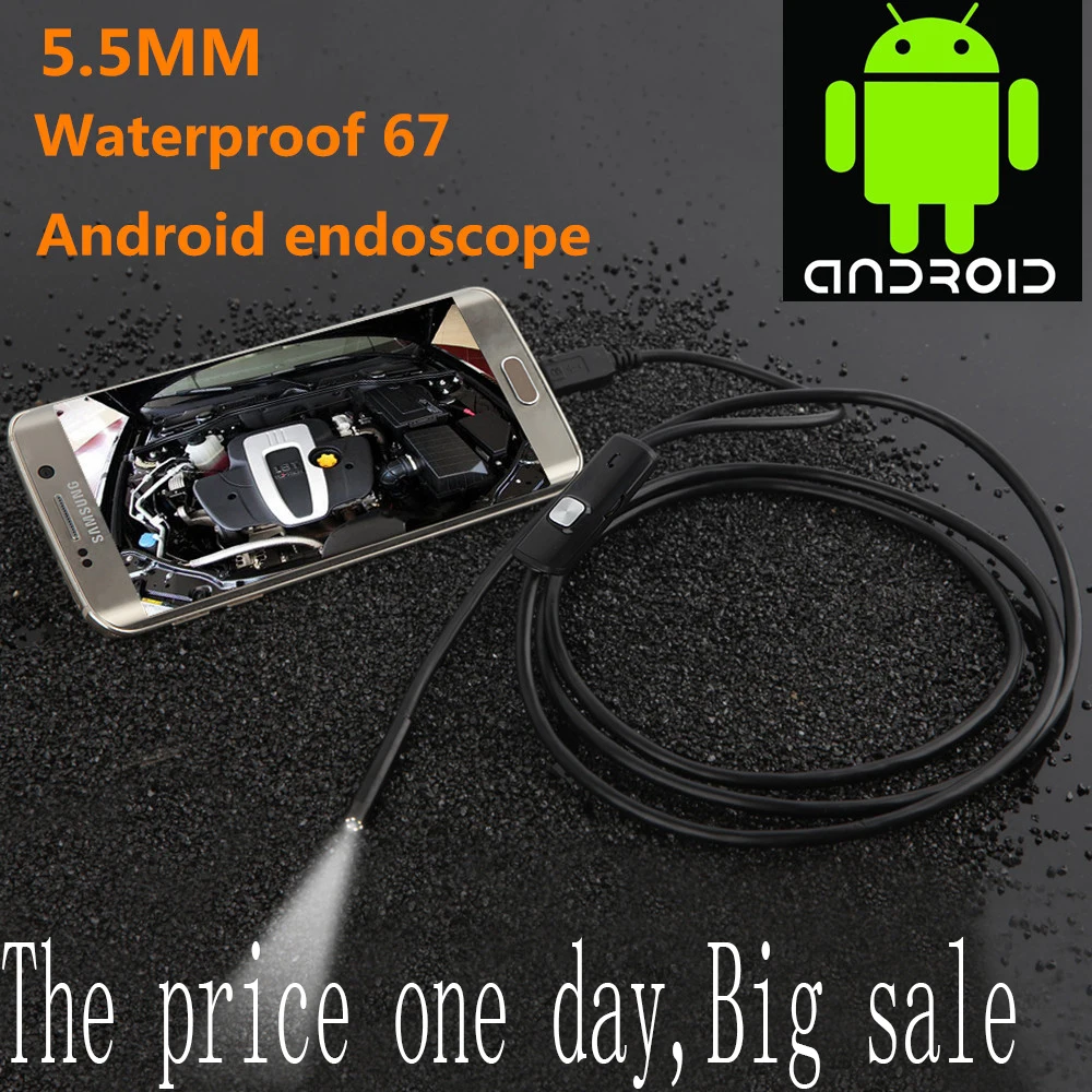 1/2m 5.5mm/7mm Endoscope Camera USB Android Endoscope Waterproof 6 LED Borescope Snake flexible Inspection Camera For Android PC
1/2m 5.5mm/7mm Endoscope Camera USB Android Endoscope Waterproof 6 LED Borescope Snake flexible Inspection Camera For Android PC