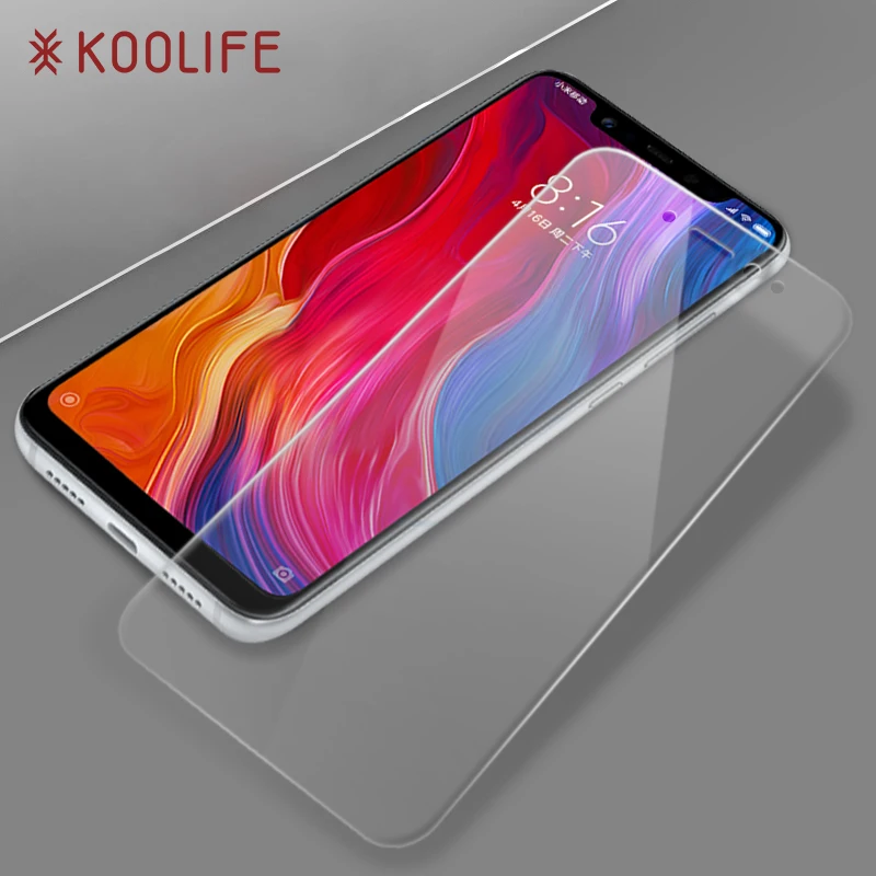 Закаленное Стекло для xiaomi mi 8 Защита экрана закаленное фильм|Защитные стёкла и