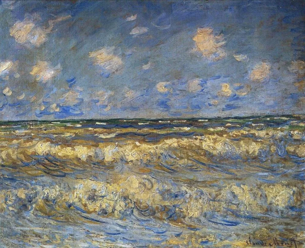High quality Oil painting Canvas Reproductions Rough Sea (1881) By Claude Monet Painting hand painted
High quality Oil painting Canvas Reproductions Rough Sea (1881) By Claude Monet Painting hand painted