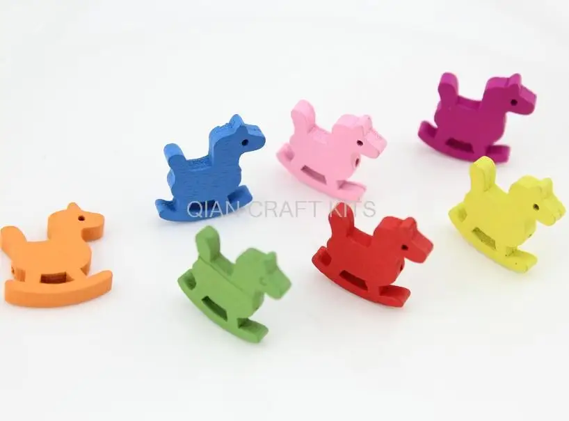 Set of 150pcs colorful mixed big rocking horse 3D Wooden wood beads applique buttons drops cabochon charm for DIY 22X20mm
Set of 150pcs colorful mixed big rocking horse 3D Wooden wood beads applique buttons drops cabochon charm for DIY 22X20mm