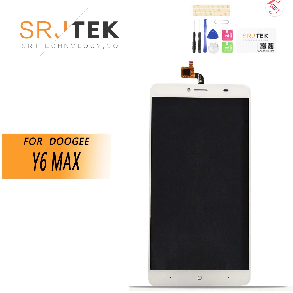 6.5'' For DOOGEE Y6 MAX LCD Display+Touch Screen LCD Digitizer Glass Panel Replacement For DOOGEE Y6 MAX Screen+tool+adhesive
6.5'' For DOOGEE Y6 MAX LCD Display+Touch Screen LCD Digitizer Glass Panel Replacement For DOOGEE Y6 MAX Screen+tool+adhesive