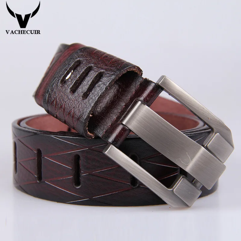 VACHECUIR Best Quality First Class Real Genuine Leather Mens Hollow Designer Belt Men Luxury Alloy Buckle Belts Length 105-135cm
VACHECUIR Best Quality First Class Real Genuine Leather Mens Hollow Designer Belt Men Luxury Alloy Buckle Belts Length 105-135cm