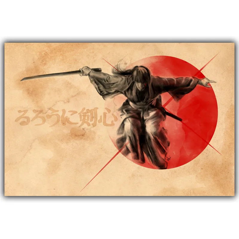 RUROUNI KENSHIN Poster Popular Classic Japanese Anime Home Decor Silk Poster Picture Print Wall Decor 30x45cm 50x75cm
RUROUNI KENSHIN Poster Popular Classic Japanese Anime Home Decor Silk Poster Picture Print Wall Decor 30x45cm 50x75cm