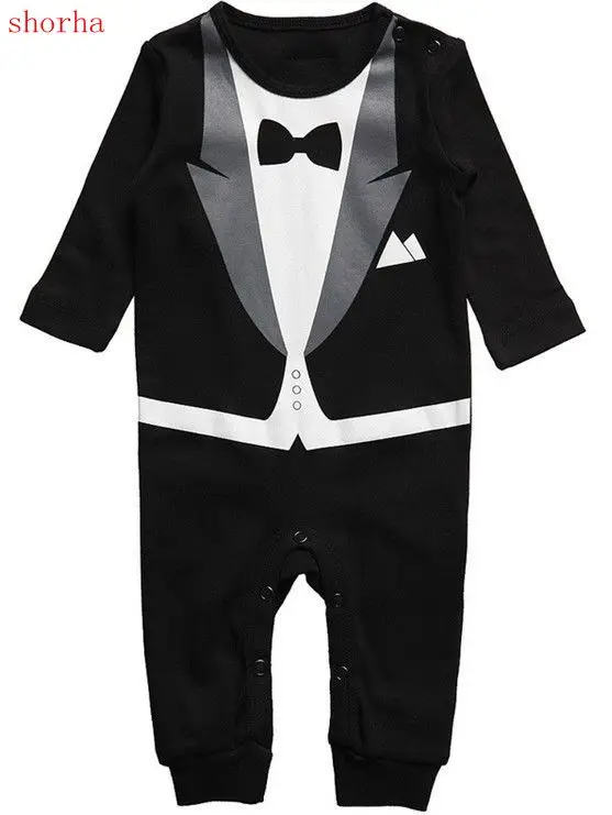 Retail baby clothes Tie printing Baby boys gentleman Romper Long Sleeve Spring and Autumn infant toddler clothing for baby suit
Retail baby clothes Tie printing Baby boys gentleman Romper Long Sleeve Spring and Autumn infant toddler clothing for baby suit