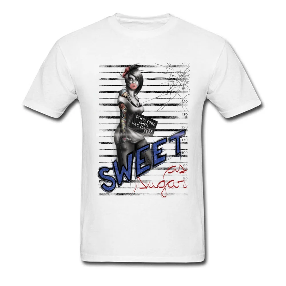 Милая футболка с надписью As Sugar Pin Up футболки округлым вырезом Yakuza Топы И Футболки