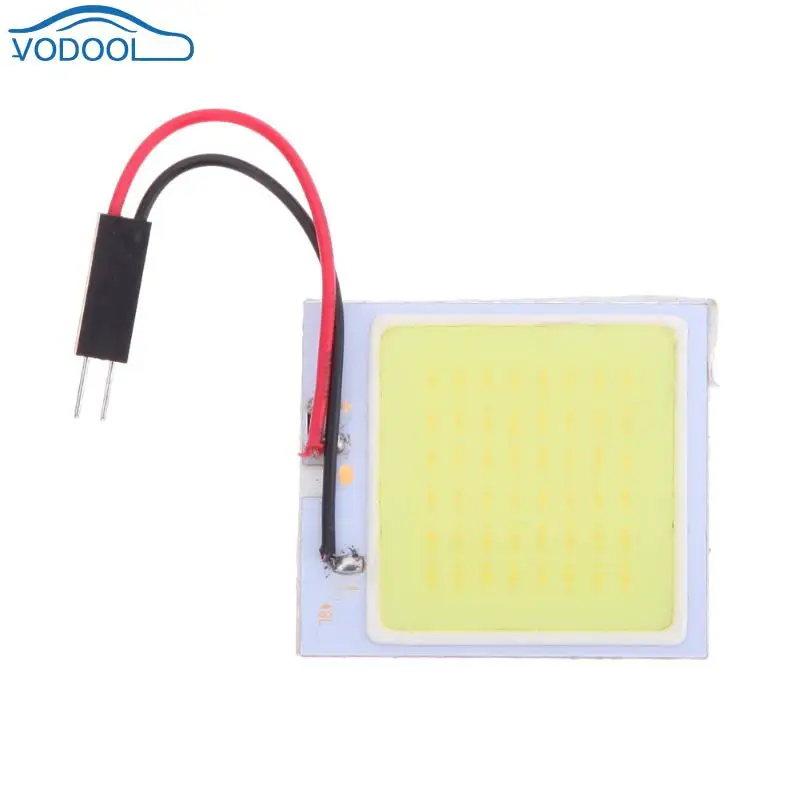 Auto Led Light Cob 48 SMD Chip Super White Automobile Reading Lamp 12v Car Dome Bulb Interior Light-emitting Diode Light Pane
Auto Led Light Cob 48 SMD Chip Super White Automobile Reading Lamp 12v Car Dome Bulb Interior Light-emitting Diode Light Pane