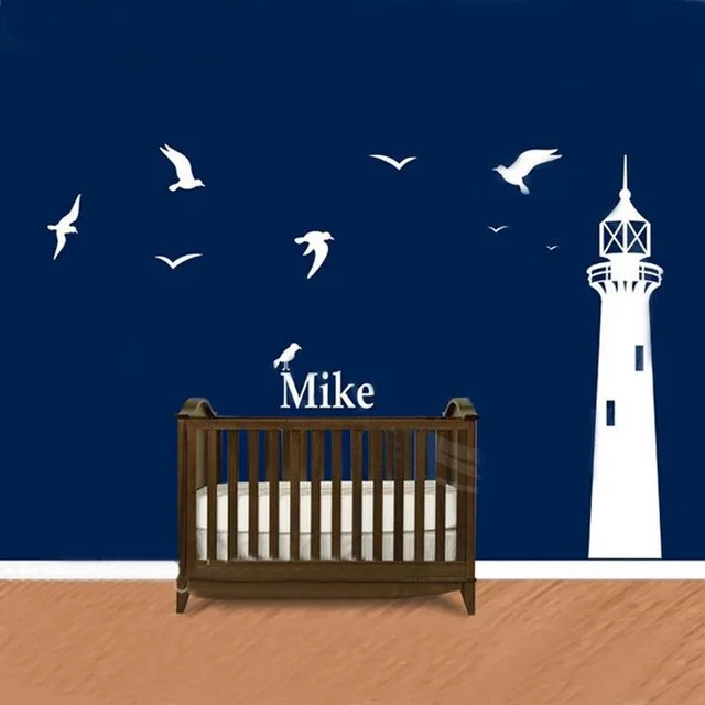 Nautical Theme Lighthouse With Name Wall Decal 2 Infant and Children's Wall Decal Nautical Decor for Bedroom & Playroom160x256CM
Nautical Theme Lighthouse With Name Wall Decal 2 Infant and Children's Wall Decal Nautical Decor for Bedroom & Playroom160x256CM