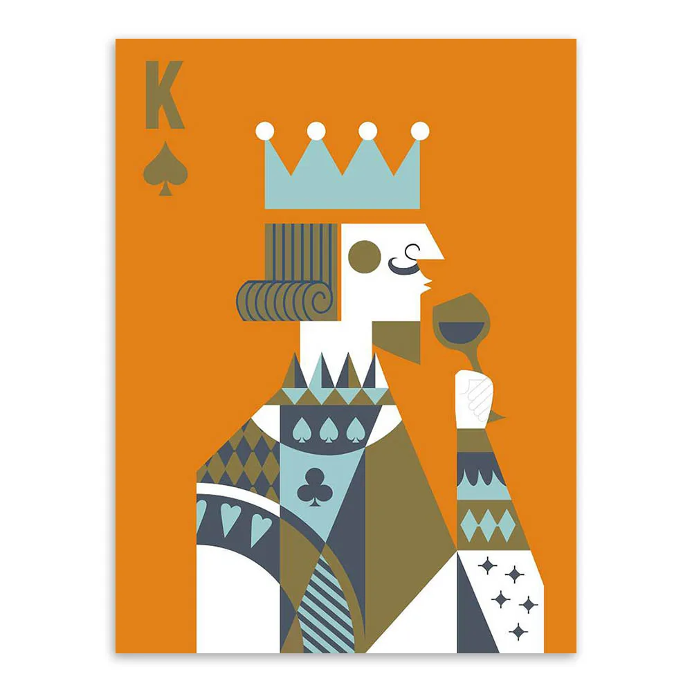 Poker King Queen Minimalist Love Couple Hipster Art Print Poster Abstract Wall Picture Canvas Painting No Framed Room Home Decor
Poker King Queen Minimalist Love Couple Hipster Art Print Poster Abstract Wall Picture Canvas Painting No Framed Room Home Decor