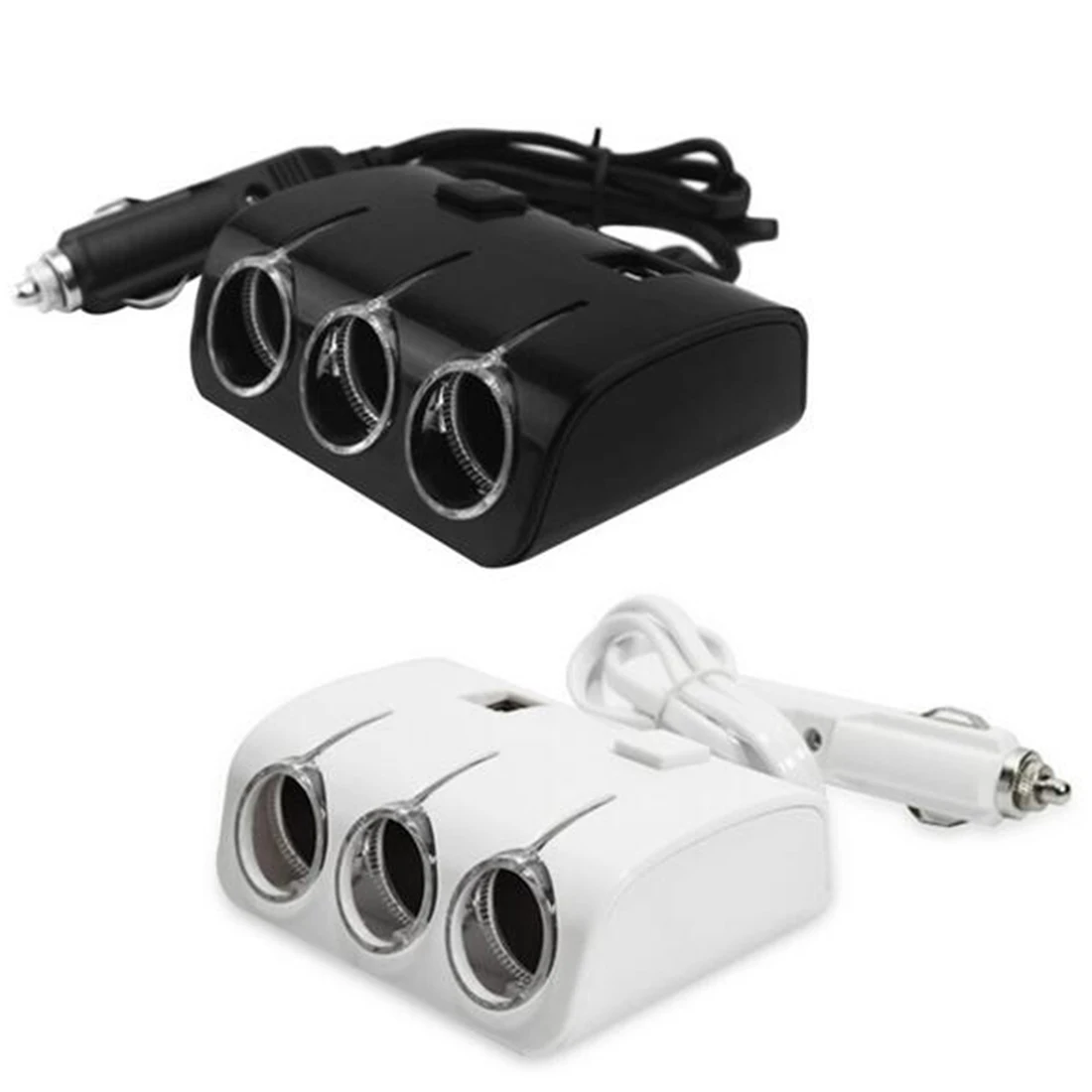 Good 1pc 3 Sockets Way Car 120W Auto Cigarette Lighter Splitter Power 2USB Ports Car Charger Adapter With Switch Hand Accessory
Good 1pc 3 Sockets Way Car 120W Auto Cigarette Lighter Splitter Power 2USB Ports Car Charger Adapter With Switch Hand Accessory