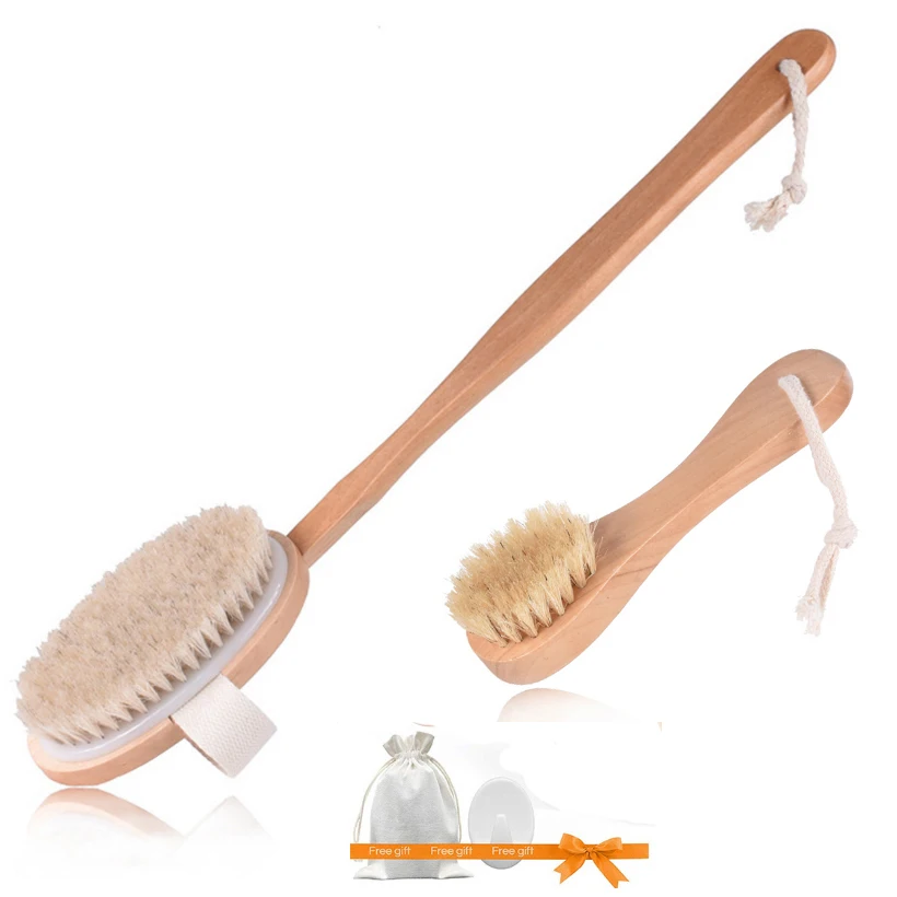 Ms Bath brush Exfoliating Natural Horse Mane Bath brush Long Bamboo Handle Natural Wet Shower Brushes SPA Body Massage Brush D40
Ms Bath brush Exfoliating Natural Horse Mane Bath brush Long Bamboo Handle Natural Wet Shower Brushes SPA Body Massage Brush D40