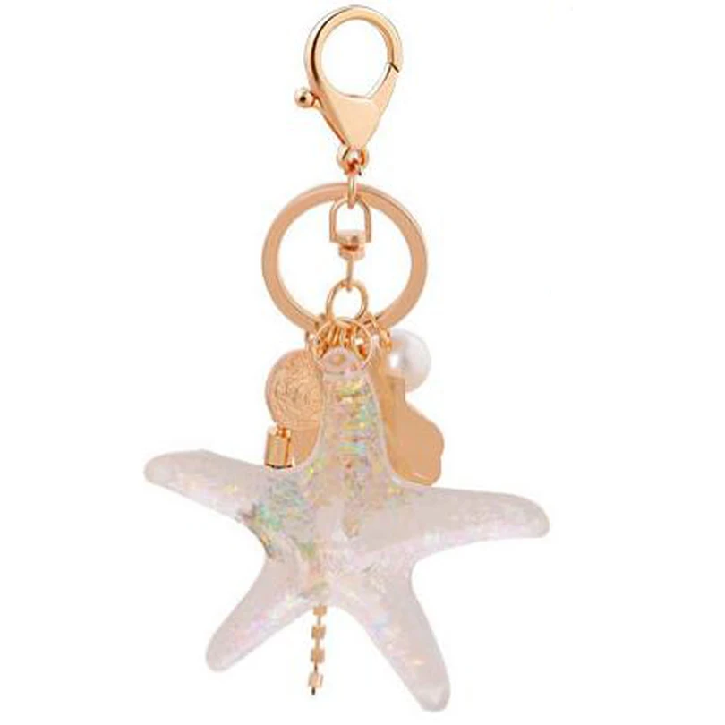 Chaveiro Fashion Shell Starfish Tassel Keychain Alloy Car Keyring Women Handbag Accessories Charm Bag Pendant Gift R127
Chaveiro Fashion Shell Starfish Tassel Keychain Alloy Car Keyring Women Handbag Accessories Charm Bag Pendant Gift R127