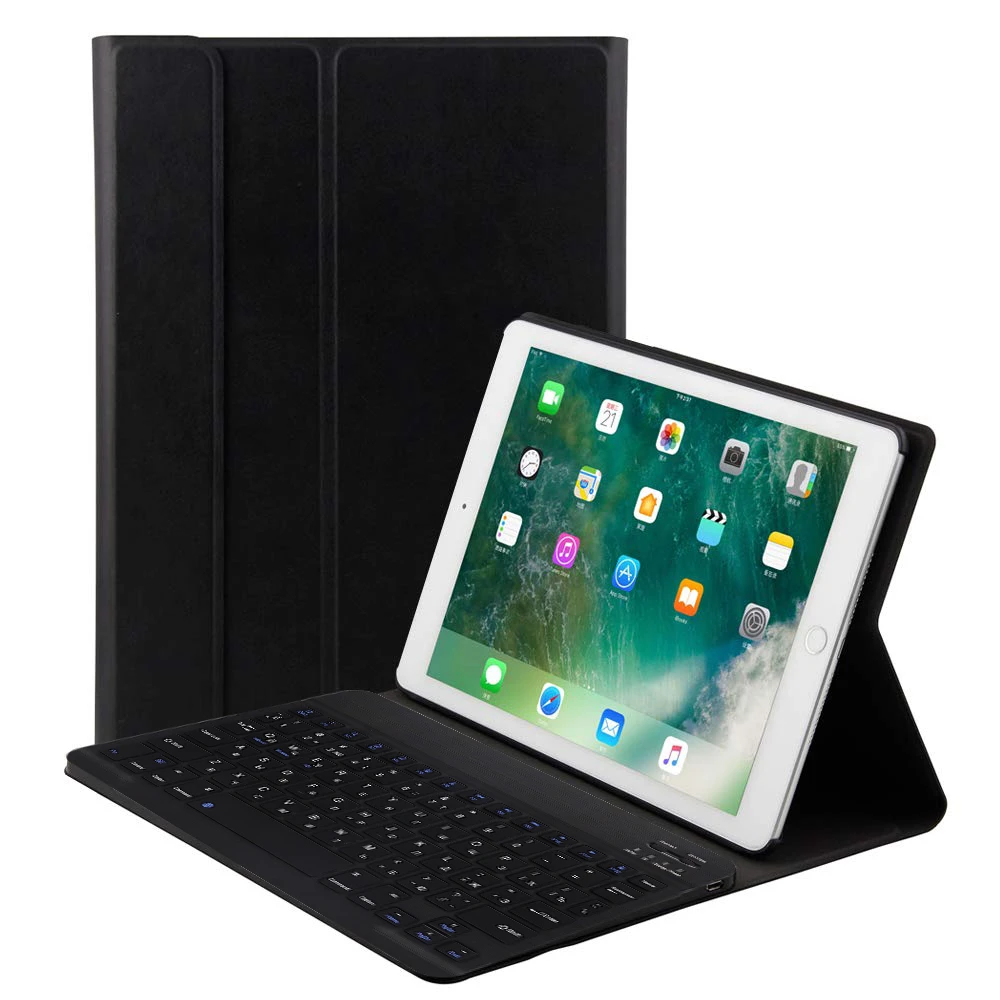 Чехол с русской клавиатурой для iPad 6-го поколения 9,7, Ультратонкий чехол с Bluetooth-клавиатурой и подставкой, чехол-подставка для iPad Air 2 с русской...
Чехол с русской клавиатурой для iPad 6-го поколения 9,7, Ультратонкий чехол с Bluetooth-клавиатурой и подставкой, чехол-подставка для iPad Air 2 с русской...