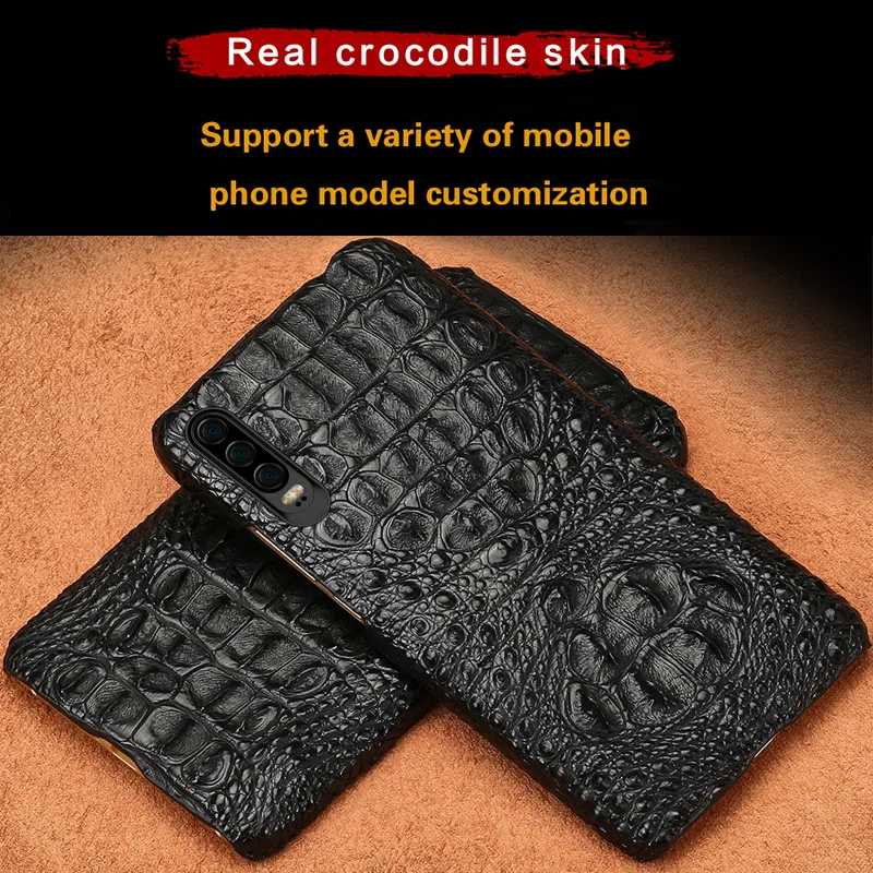 For huawei p20 lite case High end natural Crocodile skin shockproof phone case for huawei P30 P30 Pro High end protective case
For huawei p20 lite case High end natural Crocodile skin shockproof phone case for huawei P30 P30 Pro High end protective case