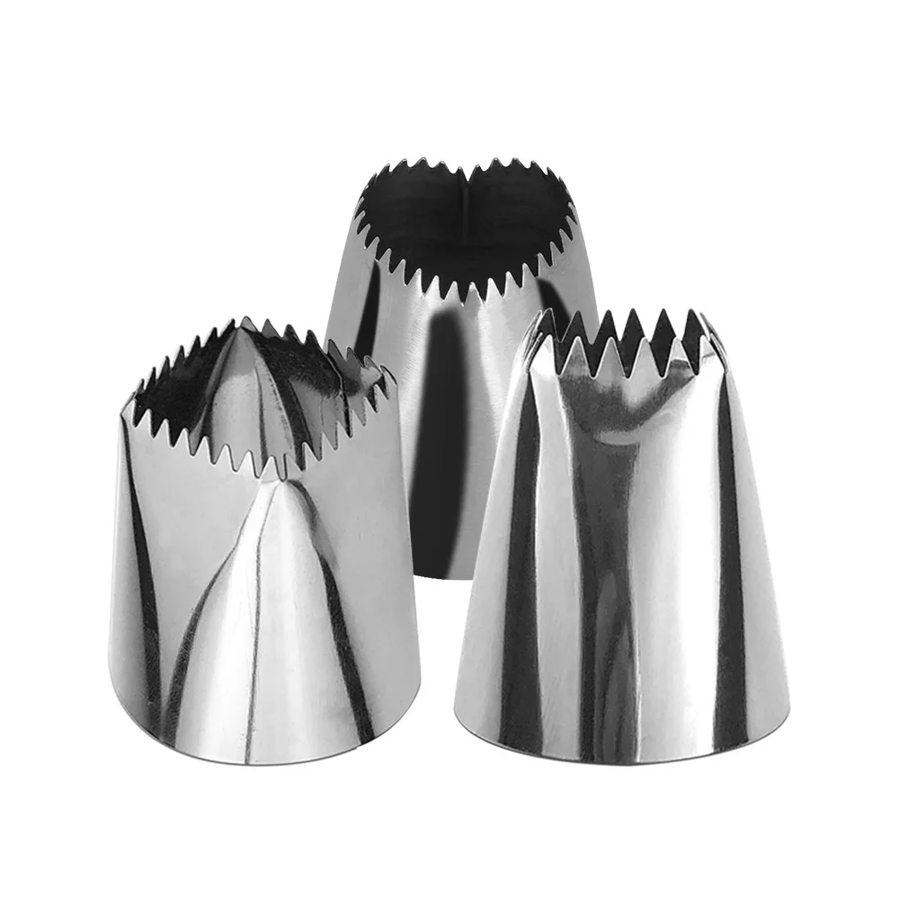 3PCS Stainless Steel Icing Piping Nozzles Russian Pastry Tips DIY Cream Cupcake Bakery Cake Decorating Fondant Cake Tools
3PCS Stainless Steel Icing Piping Nozzles Russian Pastry Tips DIY Cream Cupcake Bakery Cake Decorating Fondant Cake Tools