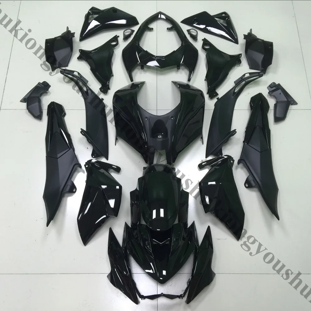 Мотоцикл обтекатель комплект для kawasaki z800 2013 2014 2015 2016 Оригинальный яркий черный