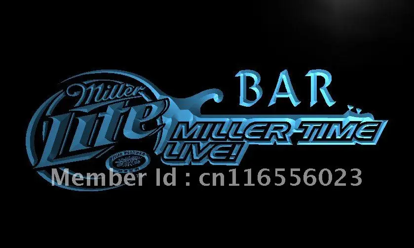 LA409- Miller Time Live Bar светодиодсветодиодный неоновая вывеска для домашнего декора
LA409- Miller Time Live Bar светодиодсветодиодный неоновая вывеска для домашнего декора
