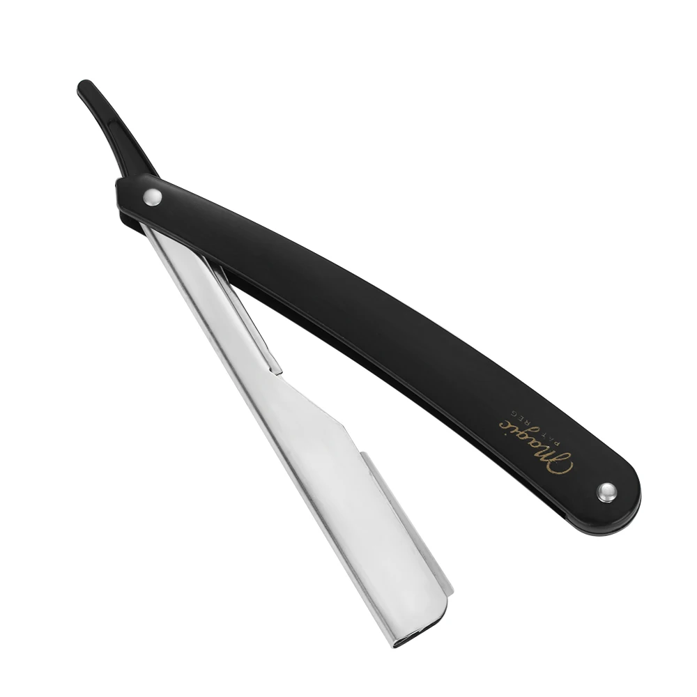 

1PC Men Professional Manual Shaver Straight Edge Stainless Steel Sharp Barber Razor Folding Shaving Beard Cutter With Blade