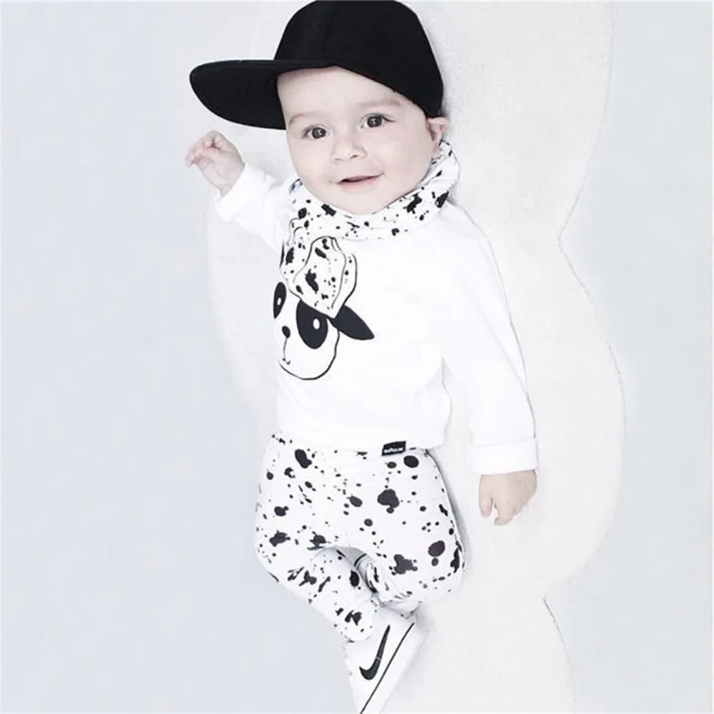Baby Clothes Boys Girls Cute Cotton Long Sleeved Jacket Panda Pants Set Children Clothing Costume For Kids Vestido Infantil T
Baby Clothes Boys Girls Cute Cotton Long Sleeved Jacket Panda Pants Set Children Clothing Costume For Kids Vestido Infantil T