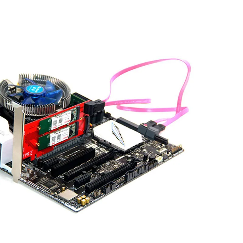 PCIE M.2 SSD адаптер M-Key/B-Key SATA7P интерфейс SATA15P источник питания Поддержка X4/X8/X16 слот QJY99
PCIE M.2 SSD адаптер M-Key/B-Key SATA7P интерфейс SATA15P источник питания Поддержка X4/X8/X16 слот QJY99