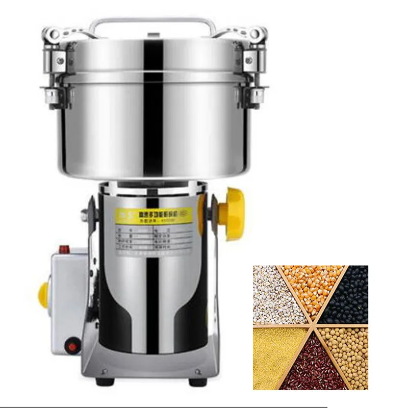 JamieLin High efficiency commercial Grain Grinder Stainless Steel For Spices/Corn/Soybean Food Wheat Machine
JamieLin High efficiency commercial Grain Grinder Stainless Steel For Spices/Corn/Soybean Food Wheat Machine