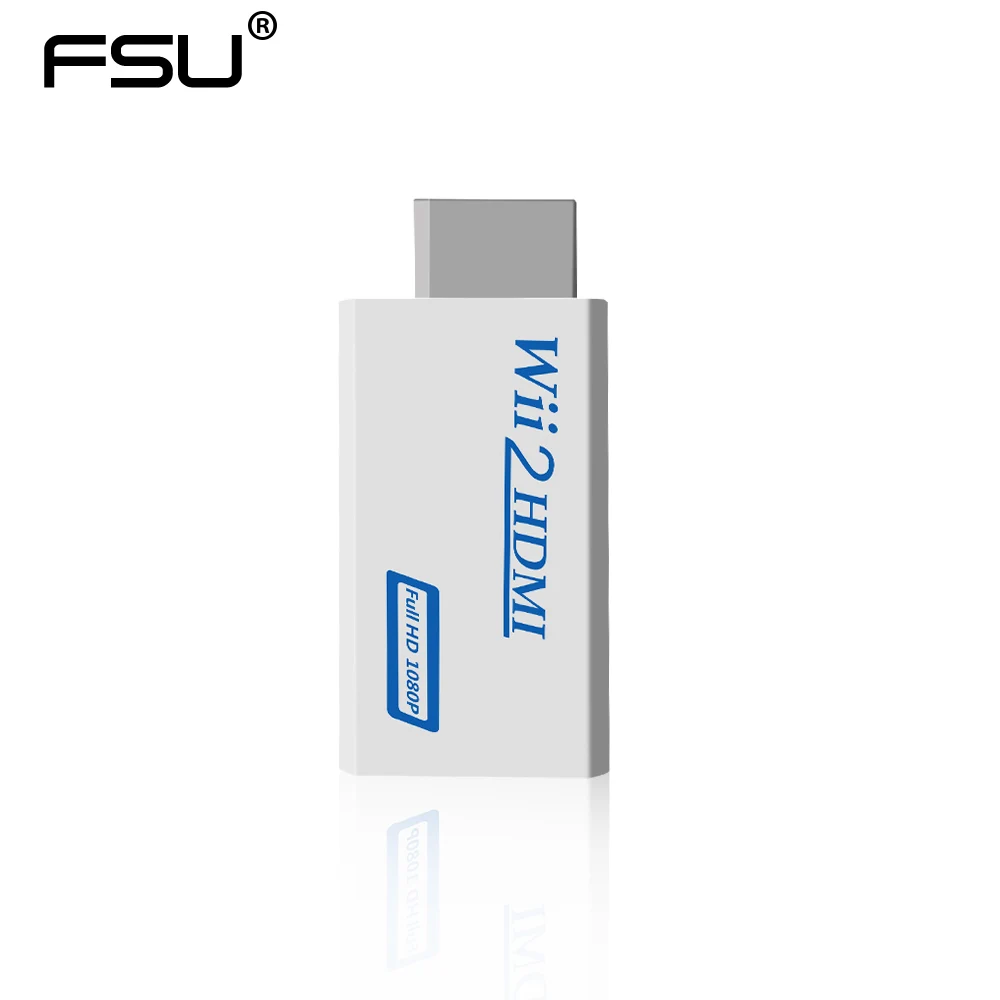 Адаптер для Wii HDMI с поддержкой конвертера FullHD 720P 1080P 3 5 мм аудио Wii2HDMI адаптер