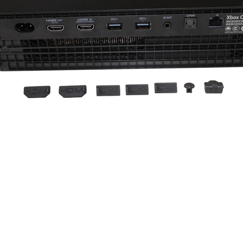 AOLION 7pcs Silicone Rubber Dust Proof Cover for xbox One X Stopper Dustproof Kits for Xbox One X Gaming Console Accessories
AOLION 7pcs Silicone Rubber Dust Proof Cover for xbox One X Stopper Dustproof Kits for Xbox One X Gaming Console Accessories