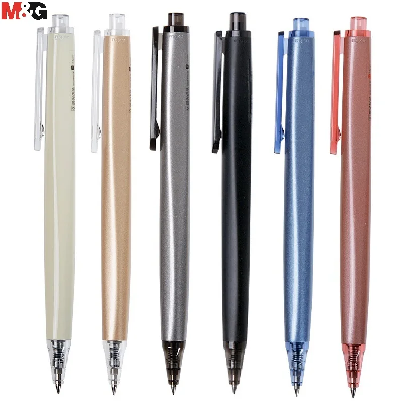 M&G Ultra Premium Retractable Gel Pen 0.5mm Rollerball Pens for Office Supplies School Stationery Black Blue Red ink Roller pen
M&G Ultra Premium Retractable Gel Pen 0.5mm Rollerball Pens for Office Supplies School Stationery Black Blue Red ink Roller pen
