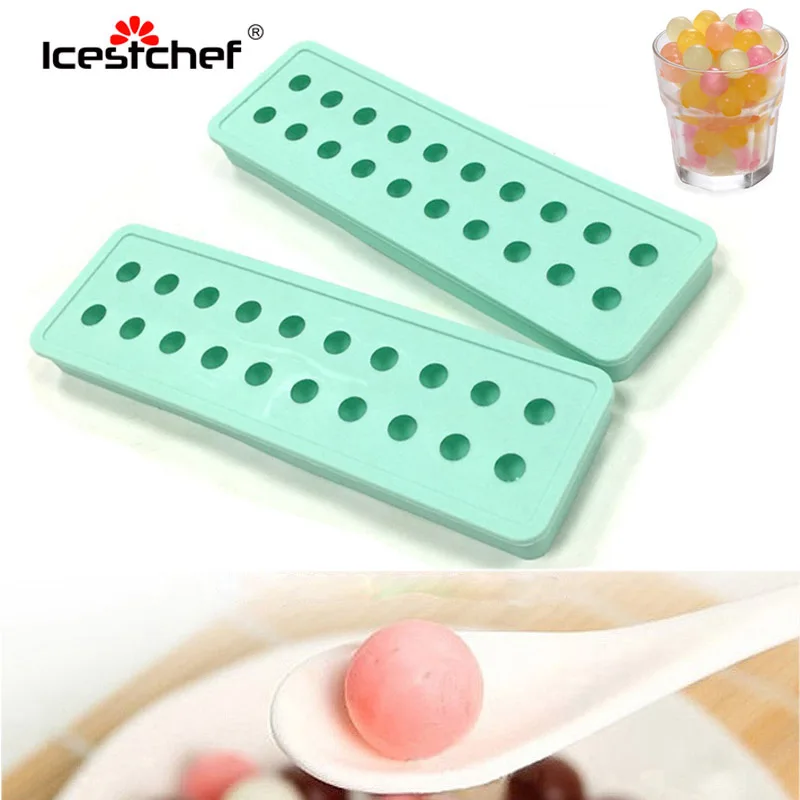 ICESTCHEF 20 отверстий форма для льда Форма мороженого силиконовые лотки виски водка