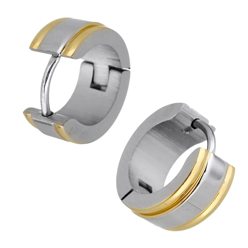 Jewelry Fashion Gold-color 316L Stainless Steel Huggie Hoop Earring for Women Men Punk Small Cute Loop Circle Hoop Earring
Jewelry Fashion Gold-color 316L Stainless Steel Huggie Hoop Earring for Women Men Punk Small Cute Loop Circle Hoop Earring