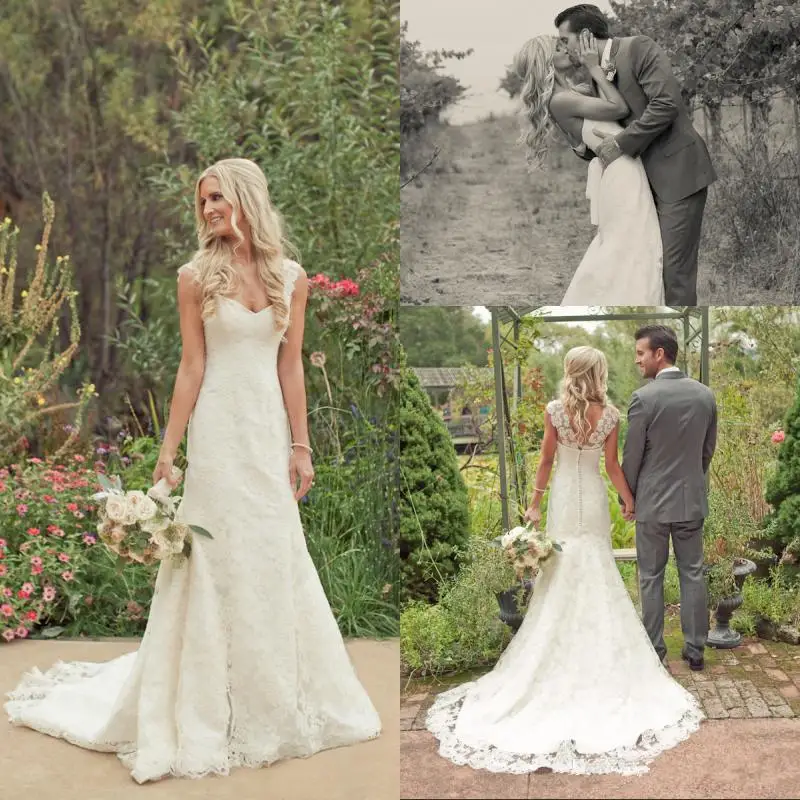 Vintage Style 2021 Lace Wedding Dresses Cap Sleeve Scoop Neck Zip Back Court Train Ivory Lace Elegant Bridal Gowns Custom Made
Vintage Style 2021 Lace Wedding Dresses Cap Sleeve Scoop Neck Zip Back Court Train Ivory Lace Elegant Bridal Gowns Custom Made