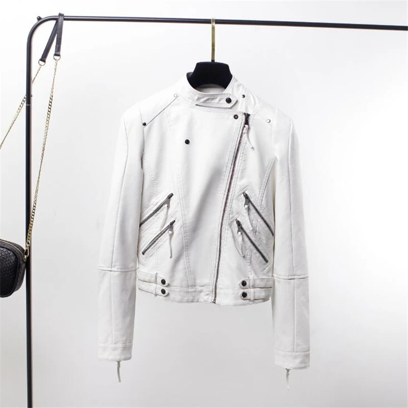2020 New Fashion Women Autunm Winter Leather Jackets Lady Bomber Motorcycle Jacket Outerwear Women Coat with Zipper
2020 New Fashion Women Autunm Winter Leather Jackets Lady Bomber Motorcycle Jacket Outerwear Women Coat with Zipper