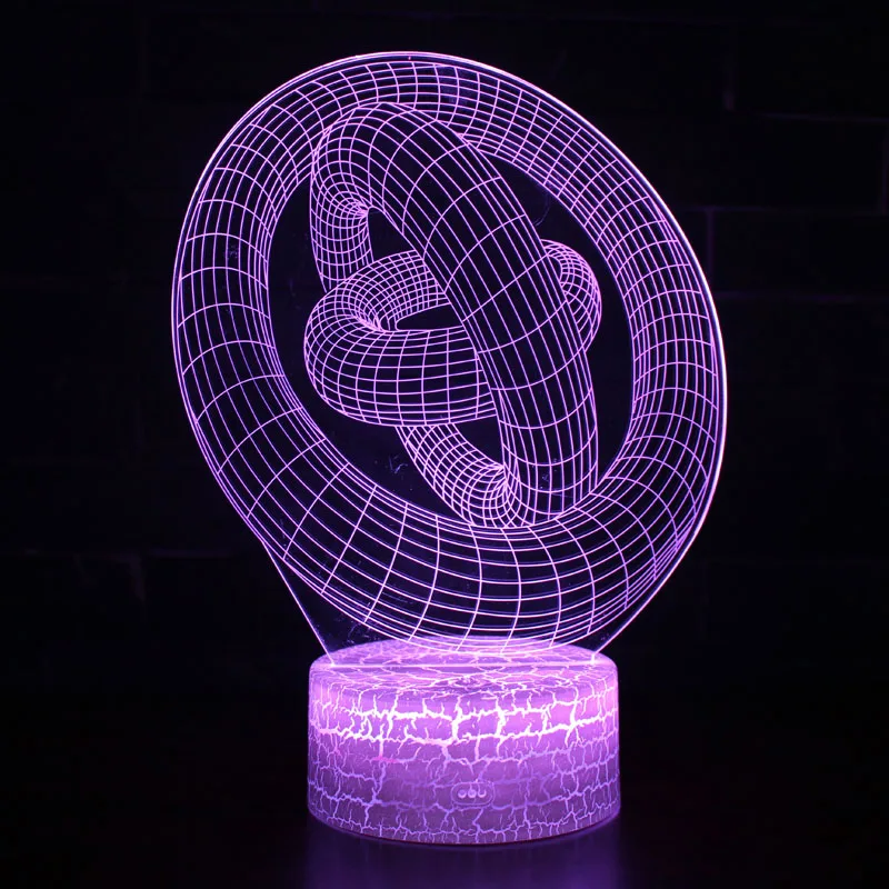 HQXING Creative 3D illusion Lamp LED Night Light Abstract Graphics Acrylic lamparas Atmosphere Lamp Novelty Lighting decorate
HQXING Creative 3D illusion Lamp LED Night Light Abstract Graphics Acrylic lamparas Atmosphere Lamp Novelty Lighting decorate