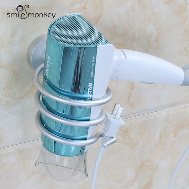 SmileMonkey Bathroom hair dryer rack with hook wall hanging holder multifunctional space aluminum hardware accessories
SmileMonkey Bathroom hair dryer rack with hook wall hanging holder multifunctional space aluminum hardware accessories
