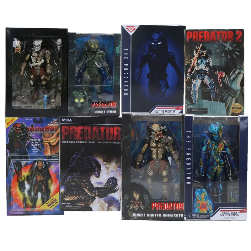 NECA aliens vs Predator 2 City Hunter Shadow Guardian Predator jungle demon 1/18 Scale PVC Action Figure Collectible Model Toy
NECA aliens vs Predator 2 City Hunter Shadow Guardian Predator jungle demon 1/18 Scale PVC Action Figure Collectible Model Toy