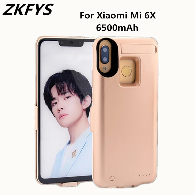 Powerbank Charging Case For Xiaomi Mi 6X Battery Cases 6500mAh Portable Charger External Battery Power Bank Cover Case
Powerbank Charging Case For Xiaomi Mi 6X Battery Cases 6500mAh Portable Charger External Battery Power Bank Cover Case