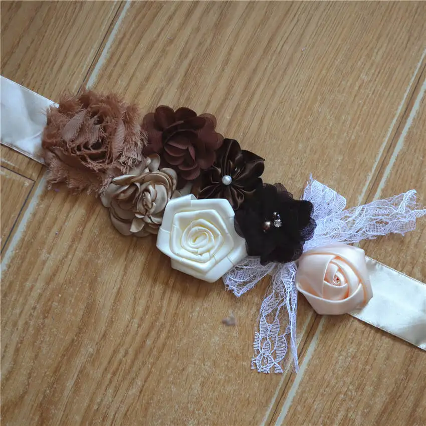 European And American Exploded Coffee Mosaic Flower Belt, Bride, Pregnant Woman, Flower Girl Photography, Waist Fashion, Simplic
European And American Exploded Coffee Mosaic Flower Belt, Bride, Pregnant Woman, Flower Girl Photography, Waist Fashion, Simplic