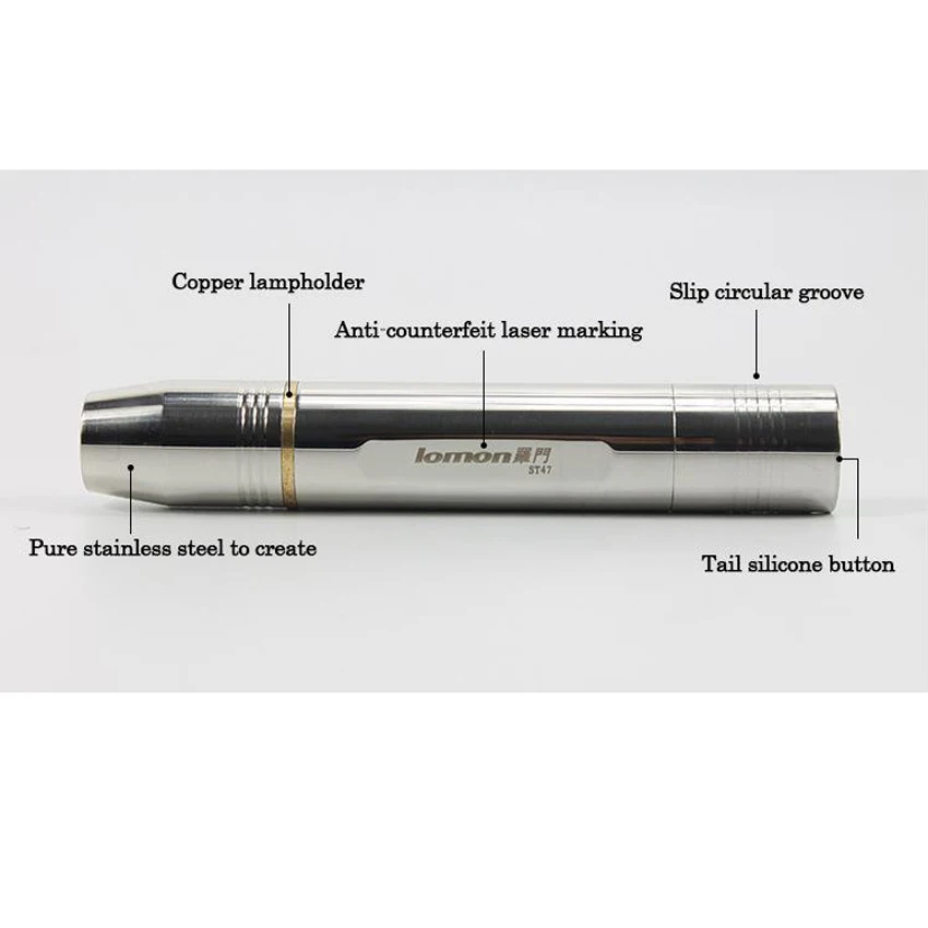 Stainless Steel LED Flashlight White/Yellow Light Waterproof Jewelry Jade Gem Testing Torch Rechargeable Powerful Pocket Light
Stainless Steel LED Flashlight White/Yellow Light Waterproof Jewelry Jade Gem Testing Torch Rechargeable Powerful Pocket Light