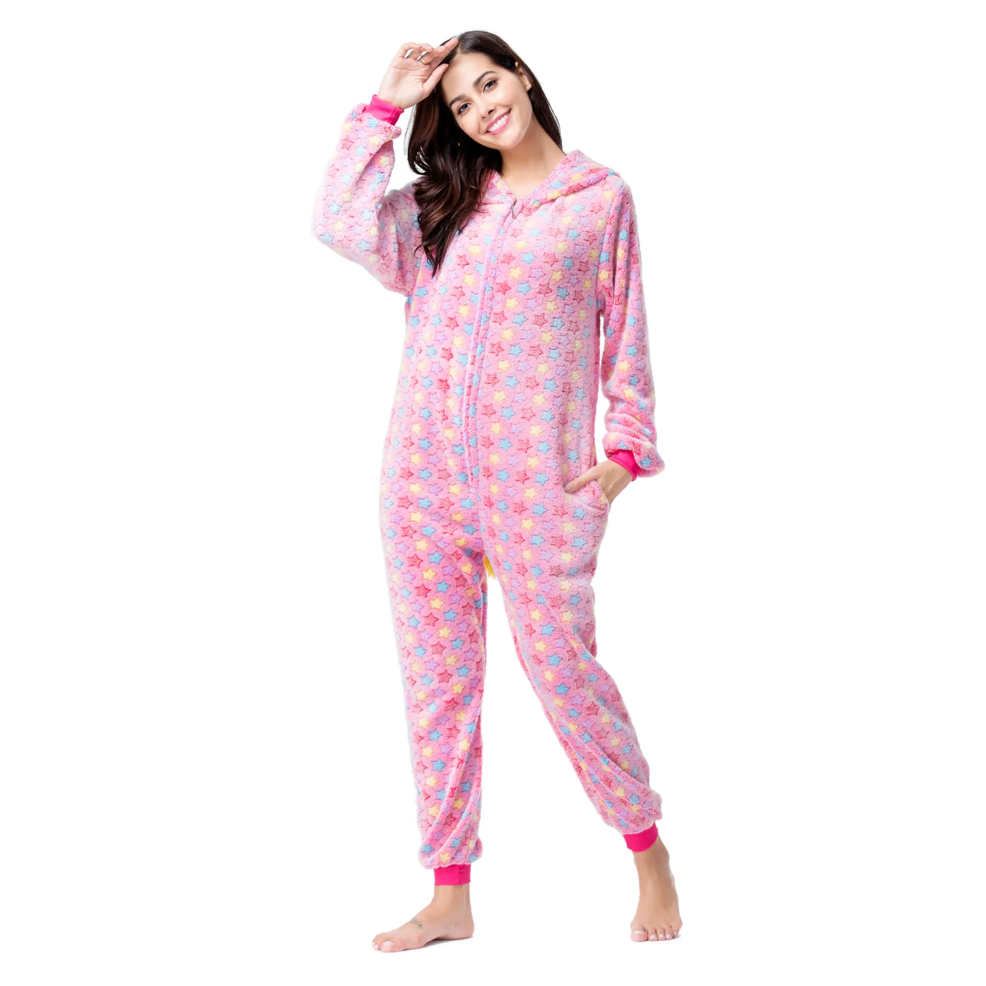 Kigurumi Onesies Five-pointed star unicorn costumes men women Cosplay Cartoon zipper Pajamas Costumes Sleepwear halloween Party
Kigurumi Onesies Five-pointed star unicorn costumes men women Cosplay Cartoon zipper Pajamas Costumes Sleepwear halloween Party