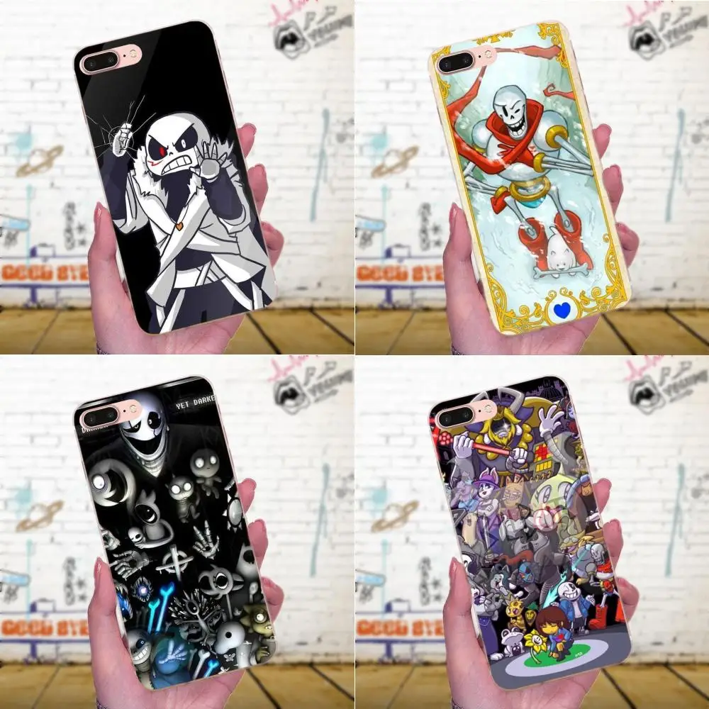 Чехол Undertale Papyrus Sans Doggo Smart для Galaxy A3 A5 A7 On5 On7 2015 2016 2017 Grand Alpha G850 Core2 Prime S2