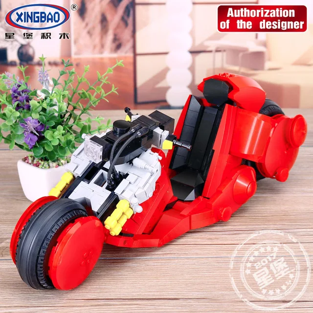 В наличии XB 03001 1143 шт. креативный город МОС серия Citizen Akira Moto набор строительных