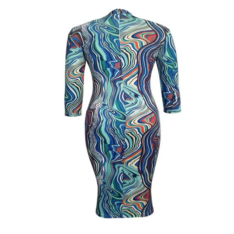 Africa Clothing Autumn Multicolor Vintage Printed Sheath Dress Long Sleeve O-Neck Bodycon Dress Beach
Africa Clothing Autumn Multicolor Vintage Printed Sheath Dress Long Sleeve O-Neck Bodycon Dress Beach