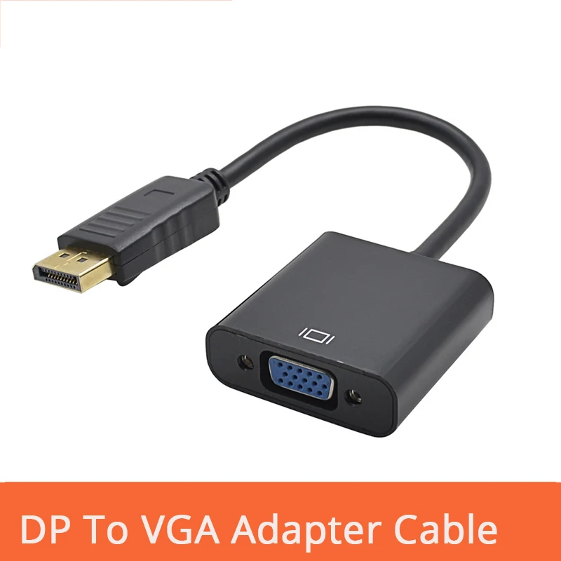 High Quality DP To VGA Adapter cable DisplayPort Converter Adapter For Projector DTV TV HDVD Player 1080P Black
High Quality DP To VGA Adapter cable DisplayPort Converter Adapter For Projector DTV TV HDVD Player 1080P Black
