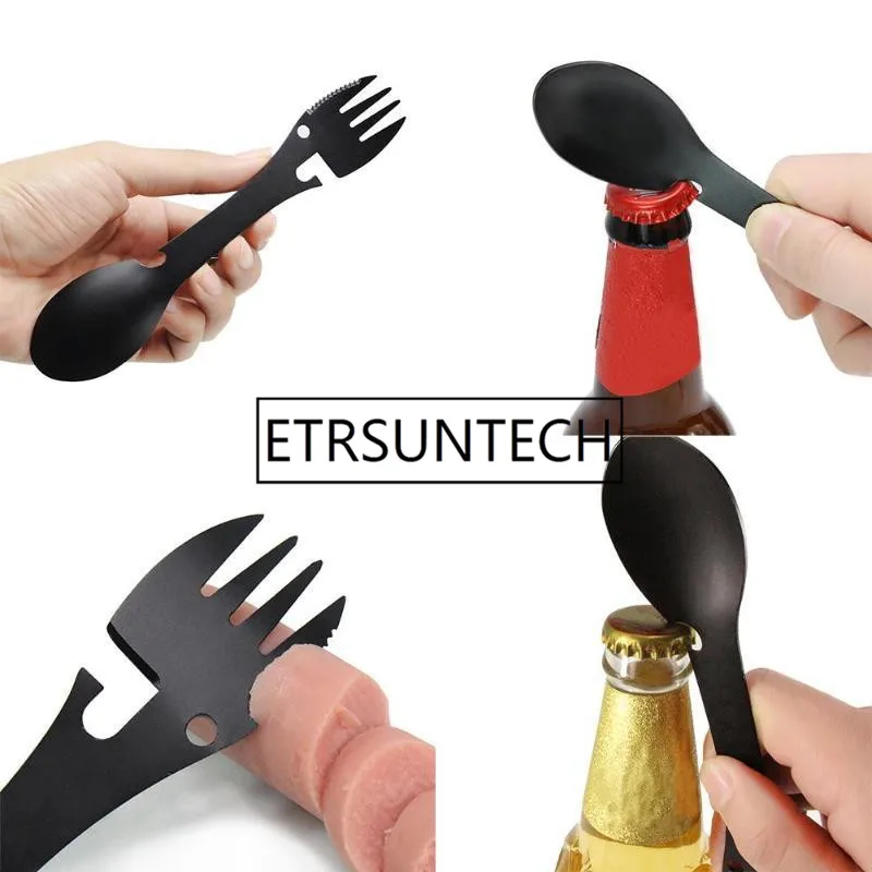 Multitool Fork Tactical Spoon Multifunctional Camping Equipment Cookware Spoon Fork Bottle Opener Portable Tool Outdoor Survival
Multitool Fork Tactical Spoon Multifunctional Camping Equipment Cookware Spoon Fork Bottle Opener Portable Tool Outdoor Survival