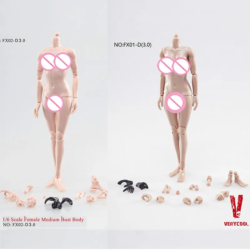 1/6 Scale Flexible Action Figure Female Body 1/6 Scale Female Body Mid Large Bust Skin tan Pale color 12" FigureToys Model
1/6 Scale Flexible Action Figure Female Body 1/6 Scale Female Body Mid Large Bust Skin tan Pale color 12" FigureToys Model