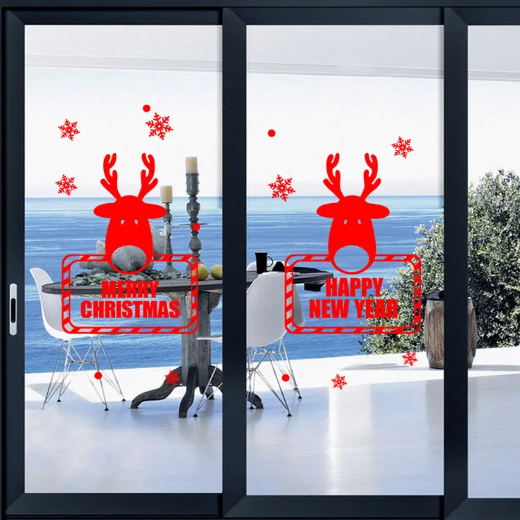 Merry Christmas Deer Window Wall Sticker Christmas Window Glass Xmas Party Gift Wallpaper Home Decor
Merry Christmas Deer Window Wall Sticker Christmas Window Glass Xmas Party Gift Wallpaper Home Decor